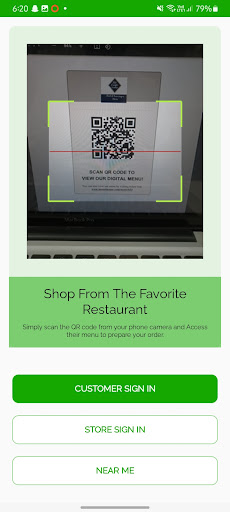 Android application MenuBazaar - Digital QR Menu screenshort