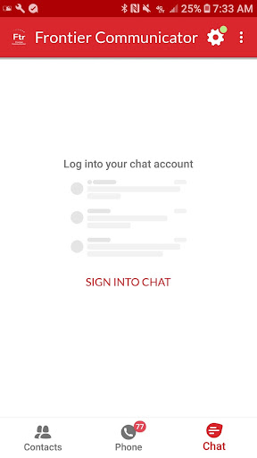 Android application Frontier Communicator screenshort