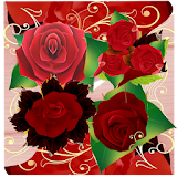 Red Roses Live Wallpaper Koi Fish icon