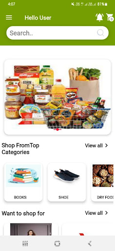 Android application BAZAR MALDA screenshort