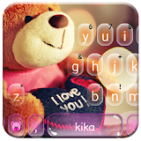 Lovely Brown Teddy Keyboard Theme icon