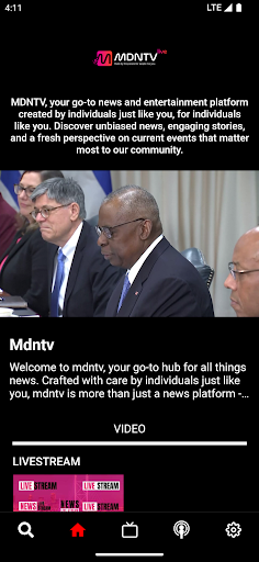 Android application MDNTV screenshort