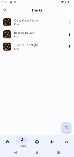 Android application Apex Music screenshort