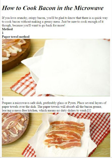 Android application Bacon Recipes Guide screenshort
