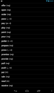 English Verbs Pro Captura de pantalla