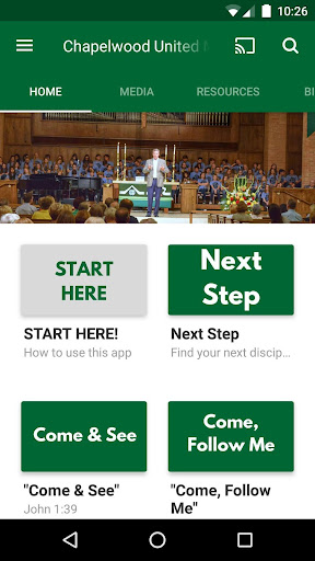 Android application Chapelwood Discipleship screenshort