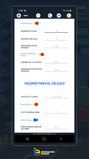 Importaciones Ecuador PRO Screen 2