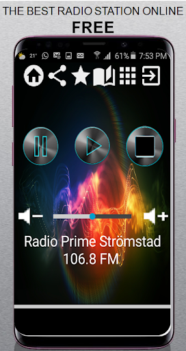 Android application SV Radio Prime Strömstad 106.8 screenshort