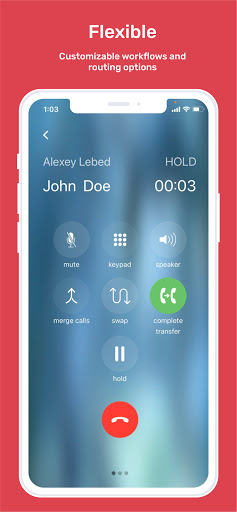 Bright Pattern Mobile Screen 3