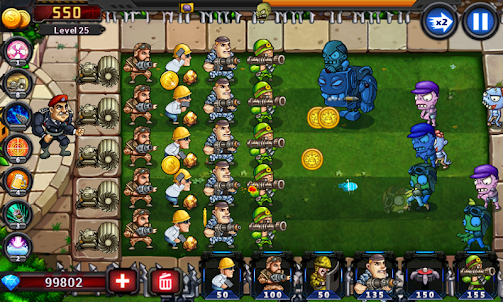 Army vs Zombies : Tower Defens