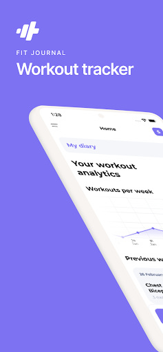 Android application Fit Journal - Gym Workout Log screenshort
