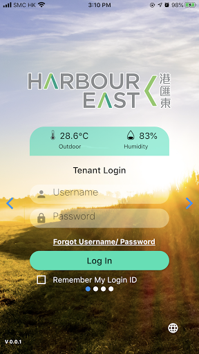 Android application Harbour East Smart Office screenshort