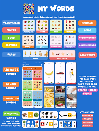 Android application My Words: Learn words for baby screenshort