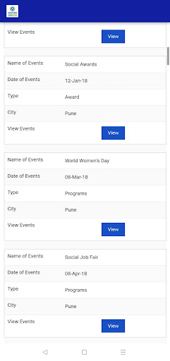 Android application MNF screenshort