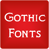 Gothic Fonts for FlipFont icon