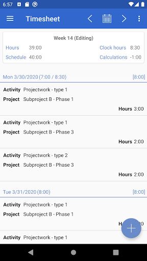 TimeTell 9 Screen 2