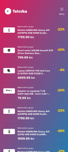 AR Digital Shopping Assistant Screen 3
