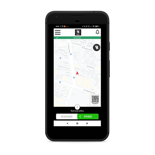 Android application Black Mobilidade Motorista screenshort