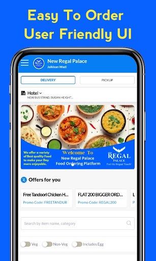 New Regal Palace Food Ordering Screen 2