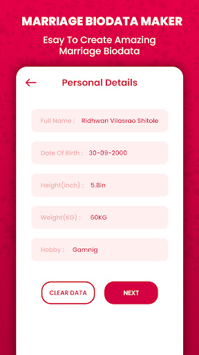 Marriage Biodata Maker