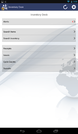Android application Inventorydesk6 screenshort