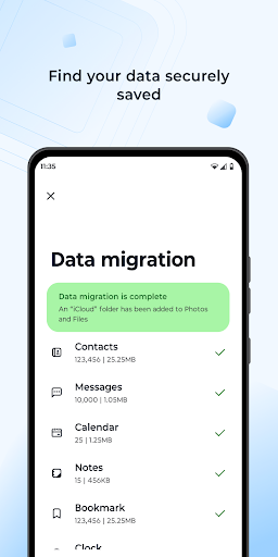 Screenshot of Moto Migrate