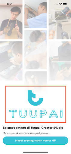Android application Tuupai Creator Studio screenshort