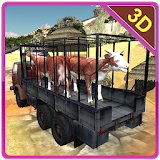 Transporter Truck Farm Animals icon