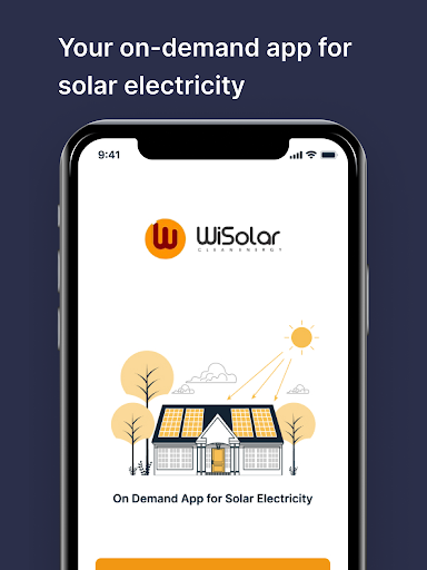 Android application WiSolar screenshort