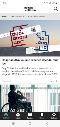 Modern Healthcare Screen 3