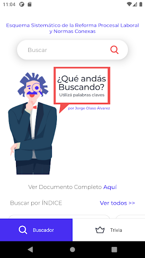Android application Einstein y LEO PJ screenshort