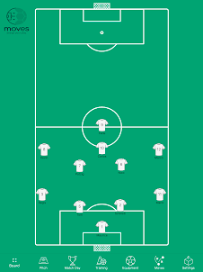 Football Tactic Board: “moves”