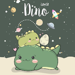 تصویر نماد Kawaii Dino Wallpaper 4K