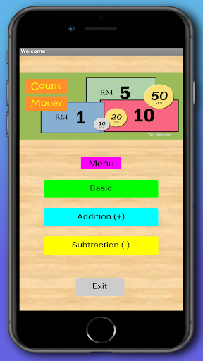 Android application Count Money screenshort