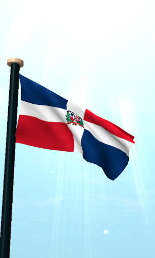 Dominican Republic Flag 3D