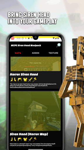 MCPE Siren Head Modpack Screenshot 3 - AppWisp.com
