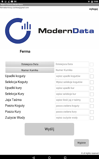 ModernData Raport Screen 2