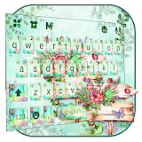 Green Floral Garden Keyboard Theme icon