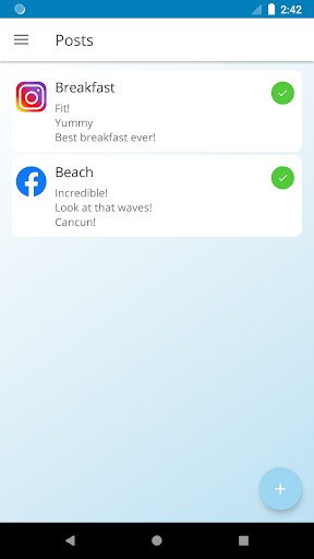 Android application Auto Comment screenshort