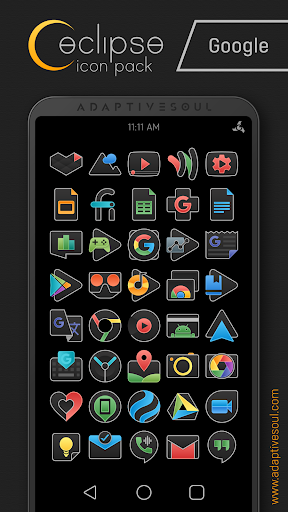 Android application Eclipse Icon Pack screenshort