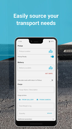 CargoPoint SHIPPER for senders Screen 2