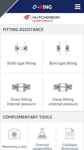Android application O-Ring screenshort