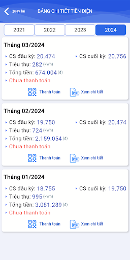 EWin Tra cứu tiền điện nước Screen 3