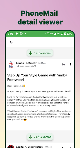 Phone Email Screen 3