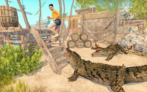 Wild Crocodile Attack Games