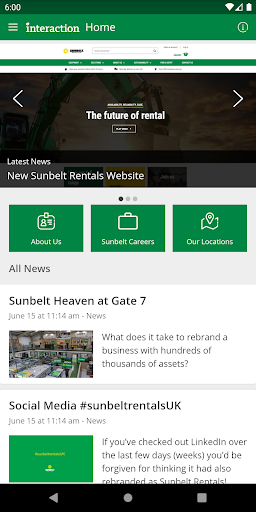 Android application Interaction App screenshort