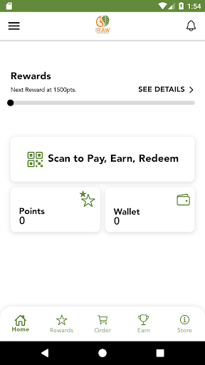 Android application The Raw Experience screenshort
