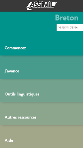Android application Apprendre Breton Assimil screenshort