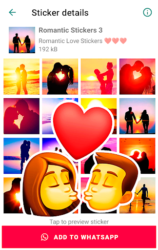 Love stickers for WhatsApp Screen 2
