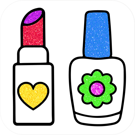 Glitter Makeup Coloring Book Download on Windows